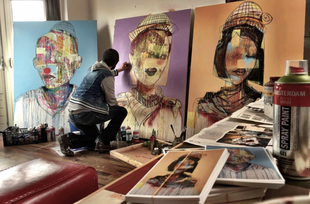 Kunstenaar Alexander Koning