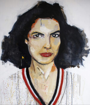 'Andy and Bianca' 100 x 120cm Acrylic on Canvas - SOLD